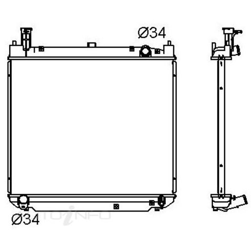 Protex Radiator - RADT197