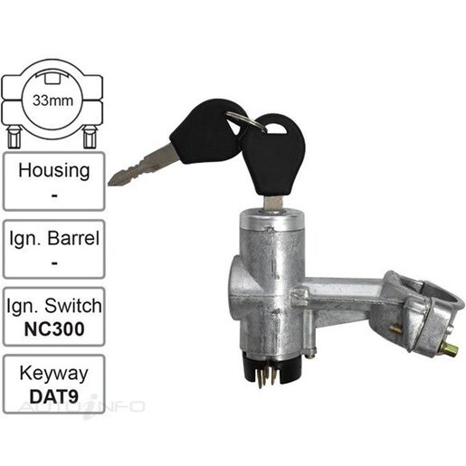 Nice Products Ignition Switch & Lock Assembly - NIC300