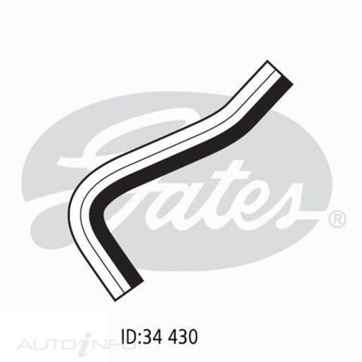 Gates Upper Radiator Hose - 05-0632