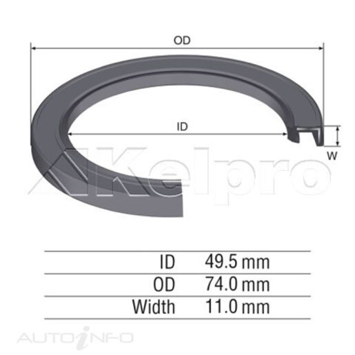 Kelpro Crankshaft Front Seal - 98121