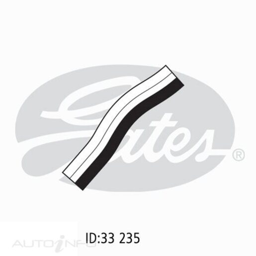 Gates Upper Radiator Hose - 05-0622