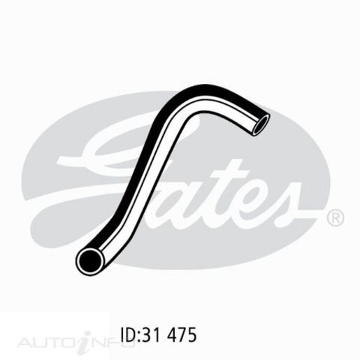 Gates Lower Radiator Hose - 05-0737