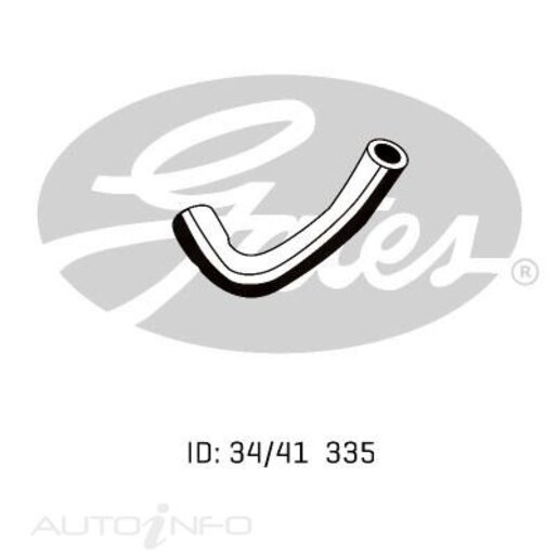 Gates Lower Radiator Hose - 05-0024