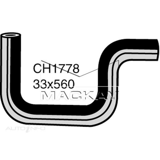 Mackay Radiator Upper Hose - CH1778