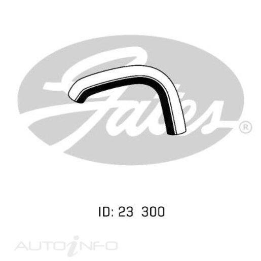 Gates Lower Radiator Hose - 02-0903