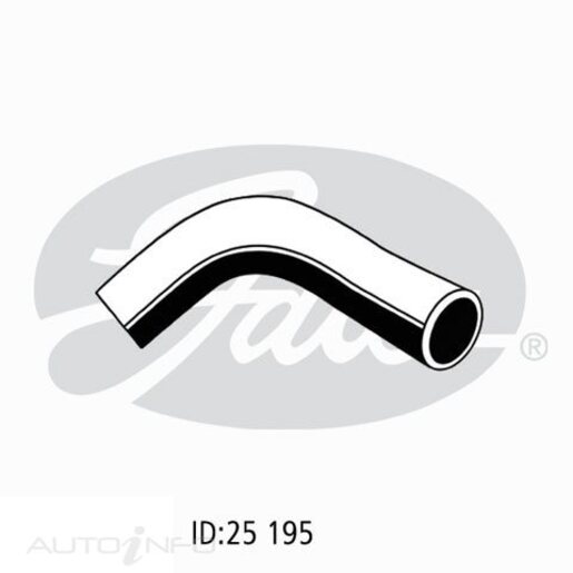 Gates Upper Radiator Hose - 02-0909