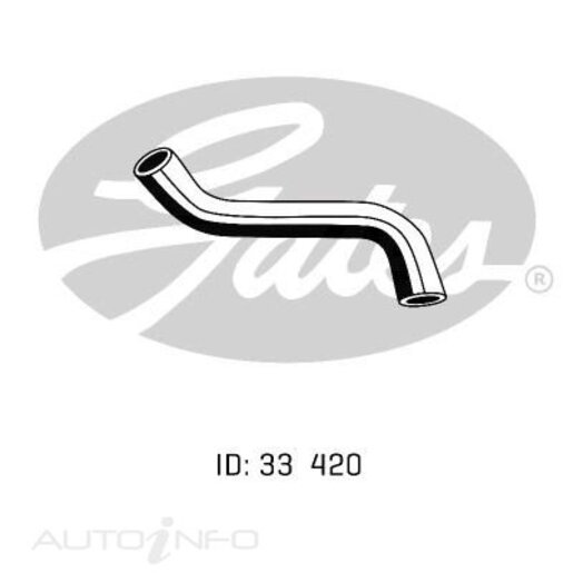 Gates Lower Radiator Hose - 05-0117