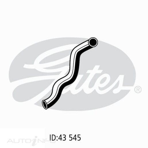 Gates Lower Radiator Hose - 05-0184