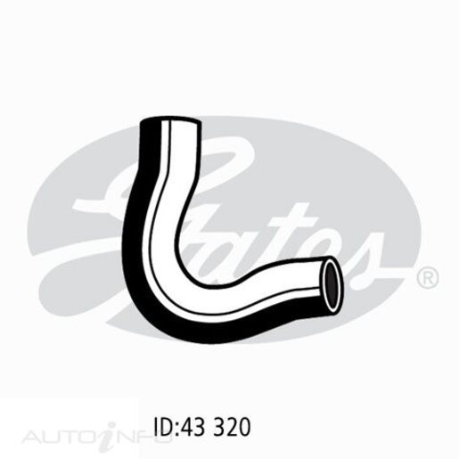 Gates Lower Radiator Hose - 05-0147