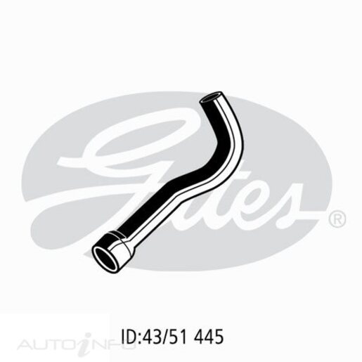 Gates Lower Radiator Hose - 05-0203