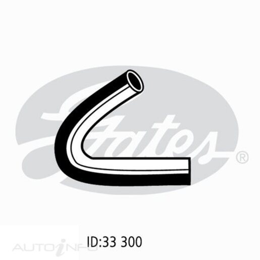 Gates Lower Radiator Hose - 05-0207