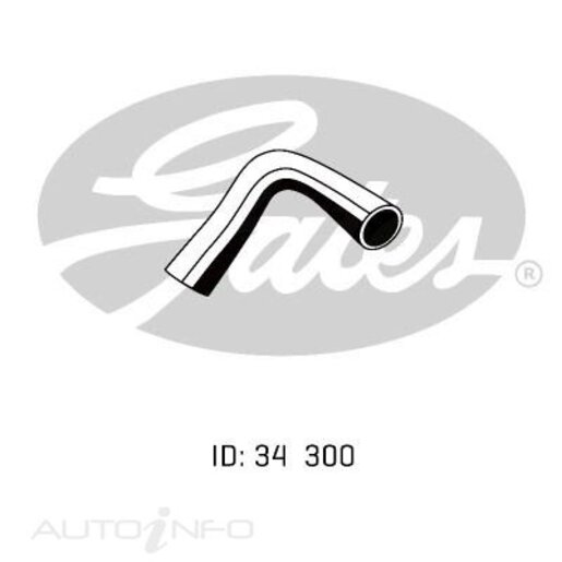 Gates Lower Radiator Hose - 05-0207