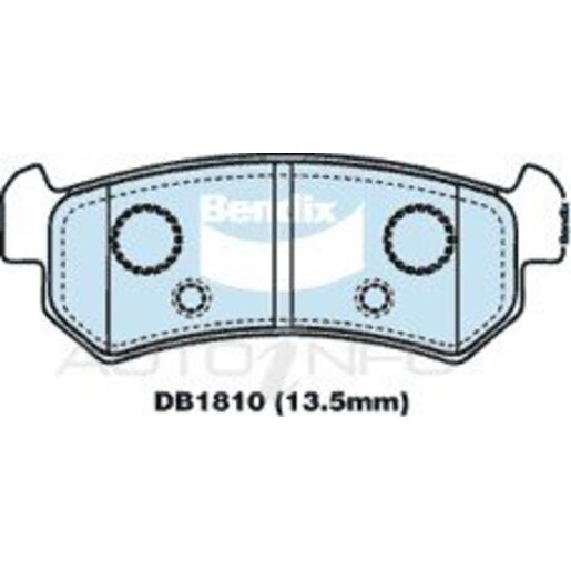 Bendix Brake Pad - DB1810-GCT