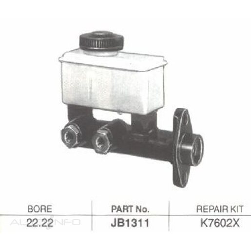 Protex Brake Master Cylinder - JB1311