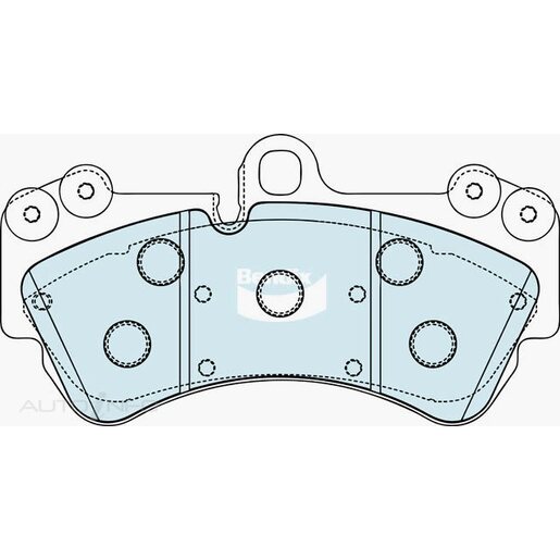 Bendix Front Brake Pads - DB1676-HD