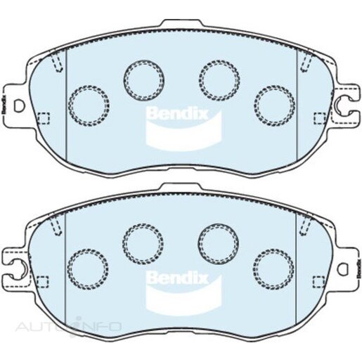 Bendix Front Brake Pads - DB1419-HD