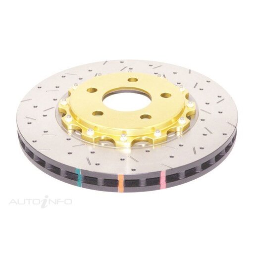 DBA Disc Brake Rotor Street Cross Drilled & Slotted - DBA52113GLDXS