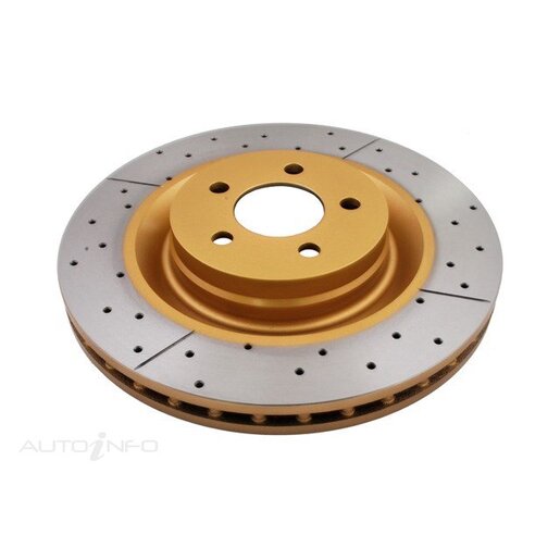 DBA Disc Brake Rotor Street Cross Drilled & Slotted - DBA2444X