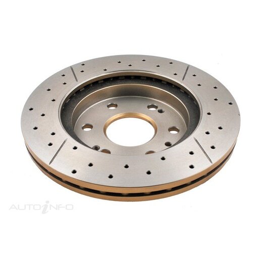 DBA Disc Brake Rotor Street Cross Drilled & Slotted - DBA2010X