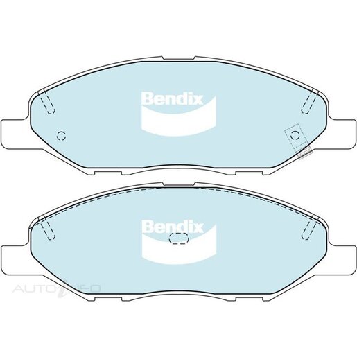 Bendix Front Brake Pads - DB1819-GCT