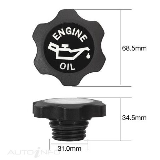 Tridon Oil Filler Cap - TOC527