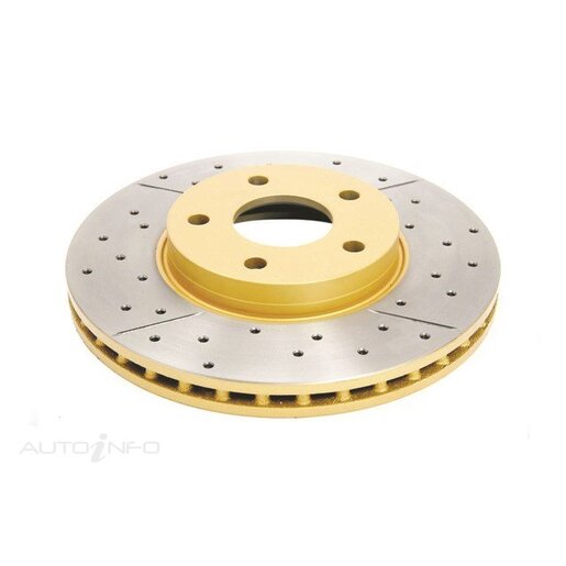 DBA Disc Brake Rotor Street Cross Drilled & Slotted - DBA2118X