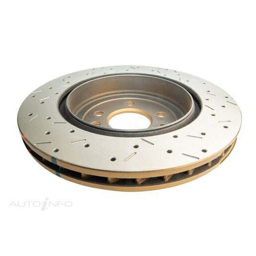 DBA Disc Brake Rotor Street Cross Drilled & Slotted - DBA4507AXS