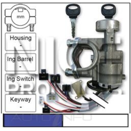 Nice Products Ignition Switch & Lock Assembly - NIC230