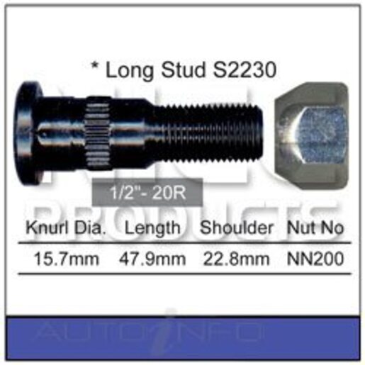 Nice Products Wheel Stud & Nut Set - NS223