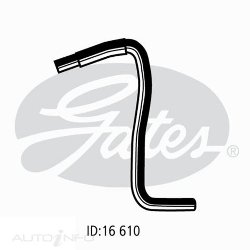 Gates Heater Hose - 02-0129