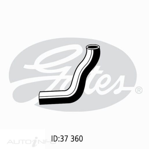 Gates Upper Radiator Hose - 05-0926