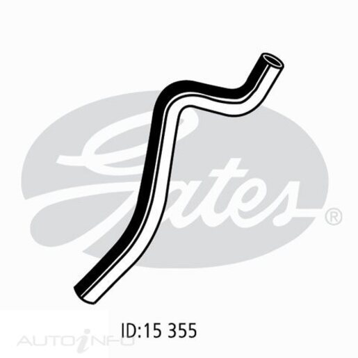 Gates Upper Radiator Hose - 05-0928