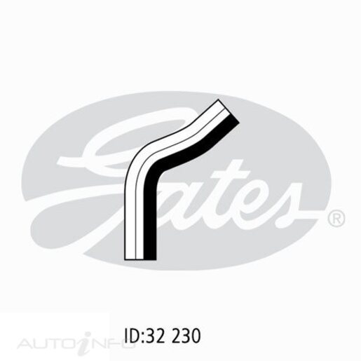 Gates Upper Radiator Hose - 05-0932