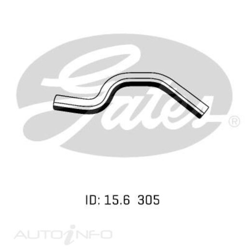 Gates Heater Hose - 02-0124