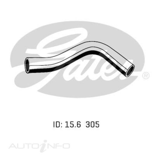 Gates Heater Hose - 02-0125