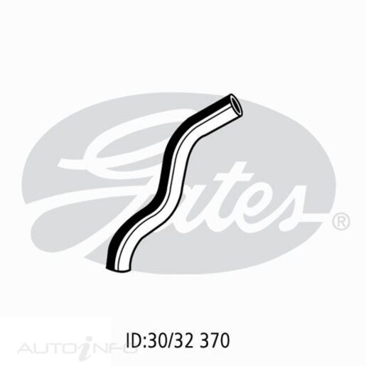 Gates Upper Radiator Hose - 05-0934