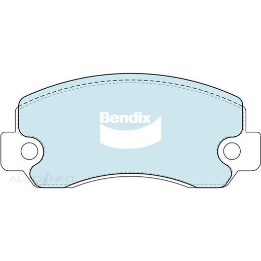 Bendix 4WD Front Brake Pads - DB170-4WD