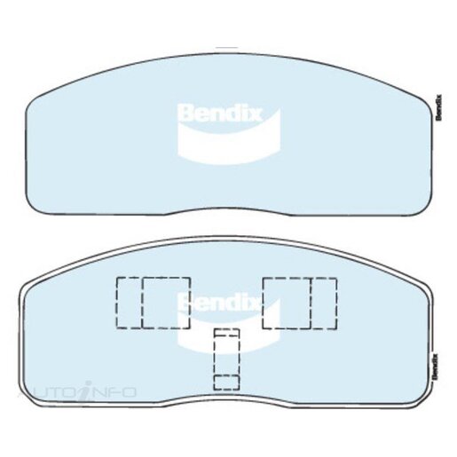 Bendix 4WD Front Brake Pads - DB186-4WD