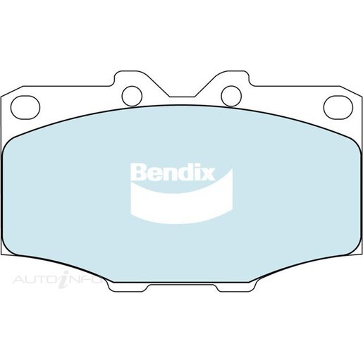 Bendix 4WD Front Brake Pads - DB288-4WD