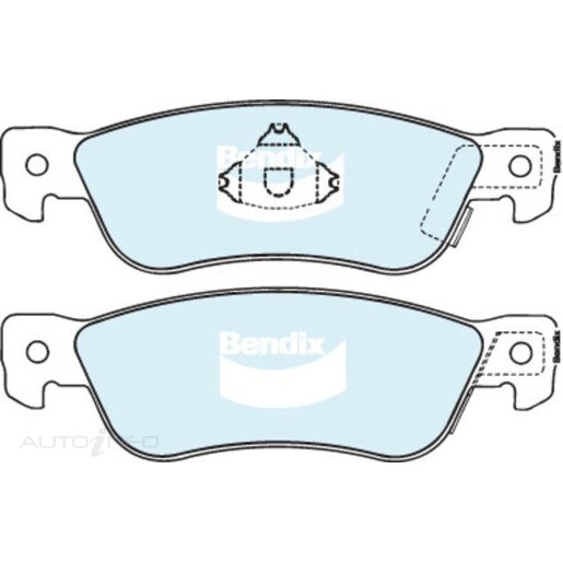 Bendix Front Brake Pads - DB438-4WD