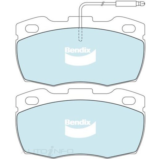 Bendix Front Brake Pads - DB1127-4WD