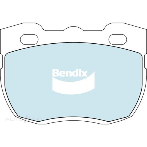 Bendix 4WD Front Brake Pads - DB1176-4WD