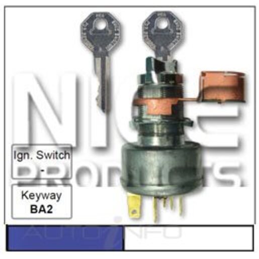 Nice Products Ignition Switch & Lock Assembly - NIC76