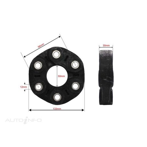 BWS Drive Shaft Coupling/Flex Joint - RCA1059