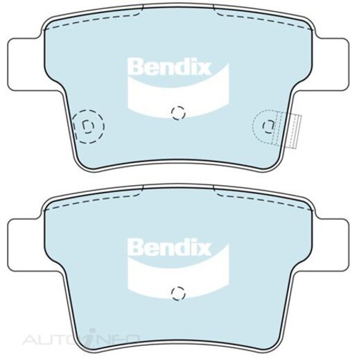 Bendix Rear Brake Pads - DB1713-GCT