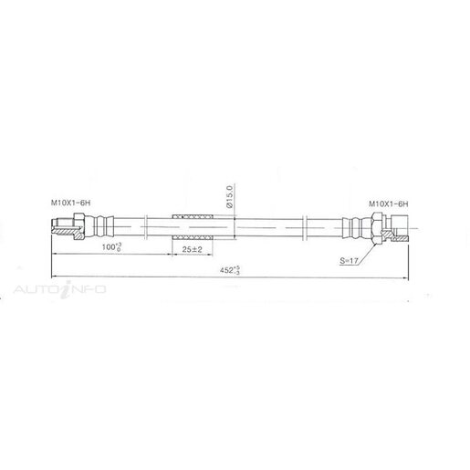 Protex Hydraulic Hose - Front - H753