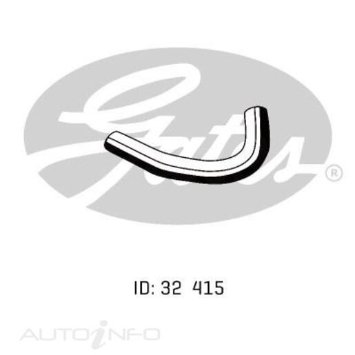 Gates Lower Radiator Hose - 05-0047