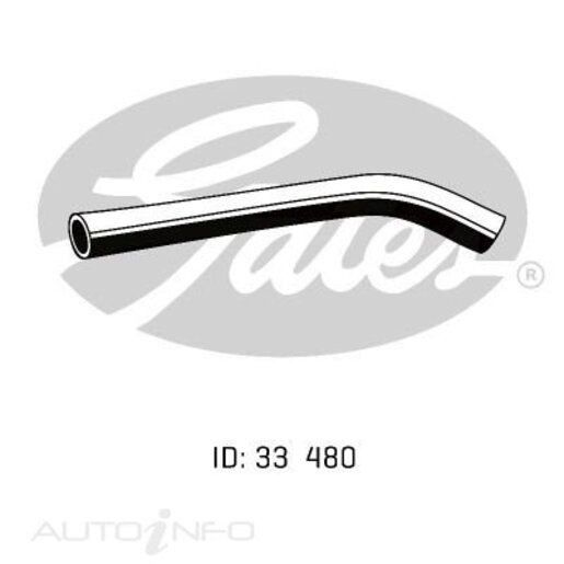 Gates Lower Radiator Hose - 05-0668