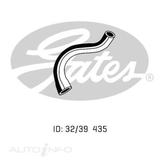 Gates Lower Radiator Hose - 05-0009