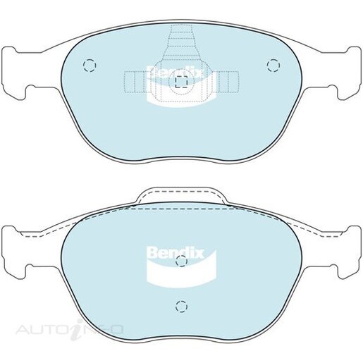 Bendix Front Brake Pads - DB1666-GCT